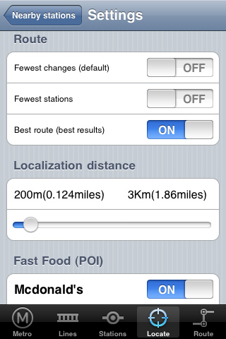 Download Metro Paris Subway Application for iPhone and iPod Touch